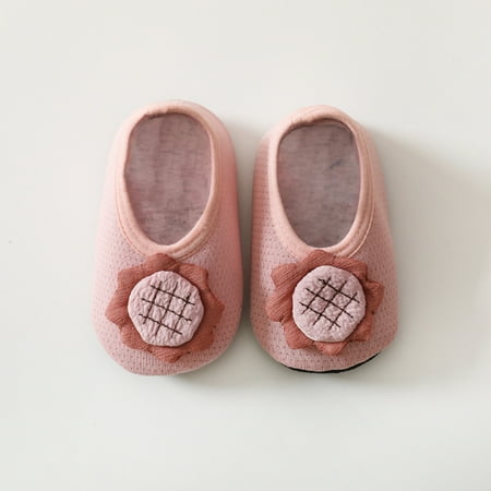 

Fridja Toddler Baby Girls Boys Shoes Floor Socks Thin Cotton Mesh Soft Bottom Non-Slip Baby Toddler Socks (0-15 Months)