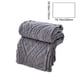 thumbnail image 3 of Manta de forro polar 200x150cm – microfibra súper suave, ligera y cálida, resistente al desvanecimiento, colcha acogedora para sofá o cama, todo estaño, verde/gris/rosa/café, 3 of 8