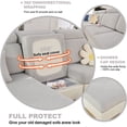 thumbnail image 3 of SANMADROLA Universal Stretch Wear-Resistant Sofa Slipcovers, Beige, 3 of 7