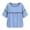A1_Light Blue, variant on Vintage Lace Patchwork Elbow Sleeve Tops for Women Flowy Cotton Linen Tops Summer Casual Tops Elbow Sleeve Tops Lace Patch Tunic Loose Fit Comfy Shirts Spring Blouses Purple Xl