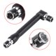 thumbnail image 3 of En forma de L 1/4 de Pulgada Llave Hexagonal, Llave de Doble Cabezal Llave de Extensión Destornillador Destornillador de ángulo Recto de 90 Grados Adaptador Para Brocas de Destornillador Unbranded GS00763, 3 of 8