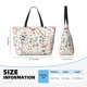 thumbnail image 4 of Disketp Watercolor Floral Bolsa de Playa de Gran Capacidad, Bolso Impermeable y a Prueba de Arena para Mujer, Ideal para Playa, Piscina y Natación, 4 of 7