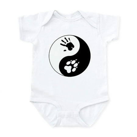 

CafePress - Wolf Therian Ying Yang Infant Bodysuit - Baby Light Bodysuit Size Newborn - 24 Months