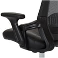 thumbnail image 7 of Black Bonded Leather Seat Chair with Screen Back Lock and Tilt Arms, 7 of 7