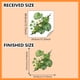thumbnail image 2 of Plantas tropicales verdes pegatinas para el salón y la entrada, pared rota con hojas de tortuga en forma de tortuga en la parte trasera decoración del hogar, 2 of 5