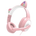 thumbnail image 1 of Auriculares Auriculares Auriculares que brillan intensamente Auriculares con cable para juegos USB de 3,5 mm FleinngHoz JD716273128, 1 of 6