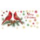 thumbnail image 3 of Adhesivos de pared navideños con forma de piña con forma de cardenales rojos, 30 x 60 cm, 3 of 4