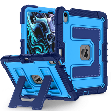 Case for iPad Mini 7 (A17 Pro) 2024/ Mini 6 Gen 8.3 inch, Shockproof Cover for with Stand & Pencil Holder, Navy Blue Blue