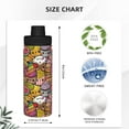 thumbnail image 3 of Gaeub Fruit-Flavored Ice-Cream Print Stainless Steel Water Bottle,18oz Sports Insulated Kettle for Women Men,Suitable as a Gift, 3 of 7