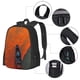 thumbnail image 2 of Balery Orange Net Fishing Boat Mochila para hombre y mujer - Tela Oxford 600D resistente - Gran capacidad, resistente al agua, ideal para la escuela, viajes y senderismo, 2 of 6