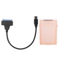 thumbnail image 2 of Câble Adaptateur de Disque Dur, Ouverture Double 4TB 5Gbps Protection SSD avec Indicateur de Statut LED pour HDD 7-12.5mm Blanc, Gris, Bleu, Rouge, Vert, 2 of 7