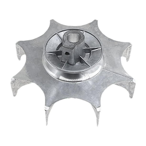Polea de repuesto para motor de lavadora, rotación estable, ventilador de metal, alta 12 mm