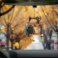 thumbnail image 6 of Clearance! 2D Sewing Machine Acrylic Keychain Cute Car Interior Charm and Decorative Pendant 1 Pendant, 6 of 6