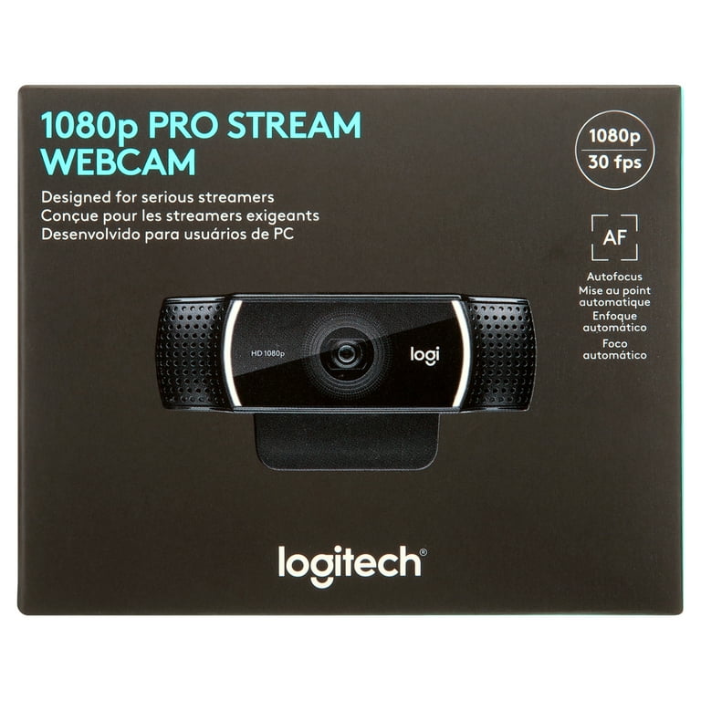 Outlet Logitech C922 Pro Stream Webcam, *GOOD*