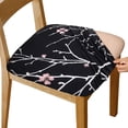 thumbnail image 1 of Chair Seat Covers, Stretch Printed Chair Covers with Elastic Ties and Button, Removable Washable Dining Upholstered Chair Protector Seat Cushion Slipcovers for Dining Room, Office, 1 of 6