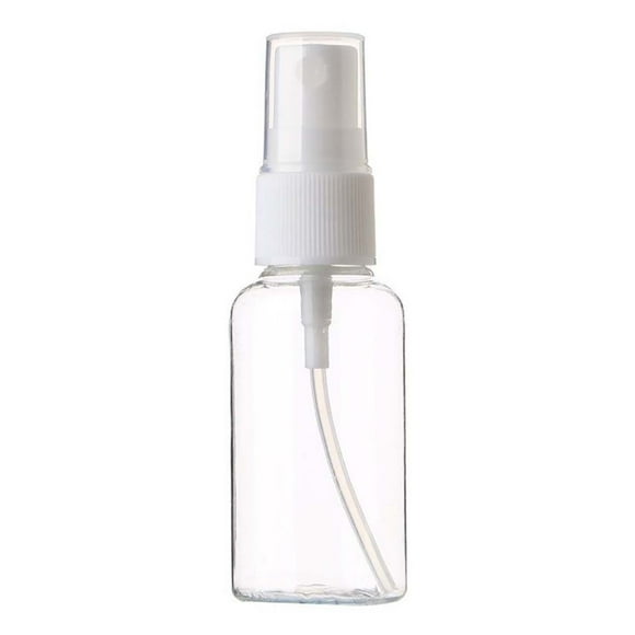 ZTTD Spray Bottles, 3.4oz/100ml Clear Empty Fine Mist Plastic Mini Travel Bottle, Small Refillable Liquid Containers (Random Color)