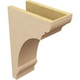 thumbnail image 5 of 6"W x 12"D x 18"H Classic Hughes Rough Cedar Woodgrain TimberThane Corbel, Primed Tan, 5 of 6