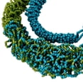 thumbnail image 3 of Shop LC Turquoise Multi Strand Layered Big Chunky Choker Beaded Necklace for Women Jewelry Gifts for Women Seed Beads Size 26"  Boho Western Birthday Gifts, 3 of 6