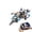 B, variant on DIY Wooden RC Drone Kit, Self-Assembly Remote Control 3D Building Blocks Quadcopter, Educational STEM Engineering Toy & Science Project for Adults, Eco-Friendly Laser-Cut Aircraft Model, F