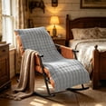 thumbnail image 6 of Flannel Recliner Pad for Chair Seat and Backrest Cushion Set | Warm Soft Thickened Cover for Home Office Nap | Rocking Chair Cushion with Full Coverage Non-Slip Design, 6 of 6