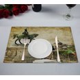 thumbnail image 1 of ABPHQTO Great Italian Landmarks Series Mantel individual 30x45 cm Juego de 2 manteles individuales de mesa, 1 of 2