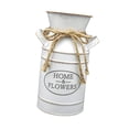 thumbnail image 4 of Colaxi Milk Can Vase Garden Flower Pot Planter with Handles Multipurpose Rustic Desktop Storage Barrel Flower Vase for Party Wedding B, 4 of 8