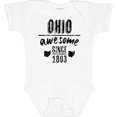 thumbnail image 3 of Inktastic Ohio Awesome Since 1803 Boys or Girls Baby Bodysuit, 3 of 5