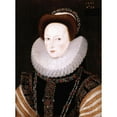 thumbnail image 3 of Robert Peake the Elder 11x14 Black Modern Framed Museum Art Print Titled - Portrait of Anne Knollys (1582), 3 of 5