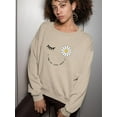 thumbnail image 2 of Always Keep Positive Attitude Sweatshirt Women -Image by Shutterstock, Female Small, 2 of 4