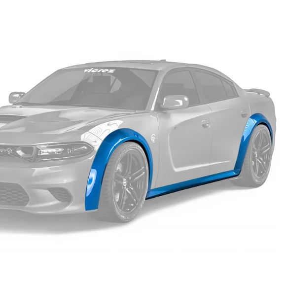 Vicrez Demon Wide body Fender Flares Side Skirts vz102191 | Dodge Charger 2015-2023