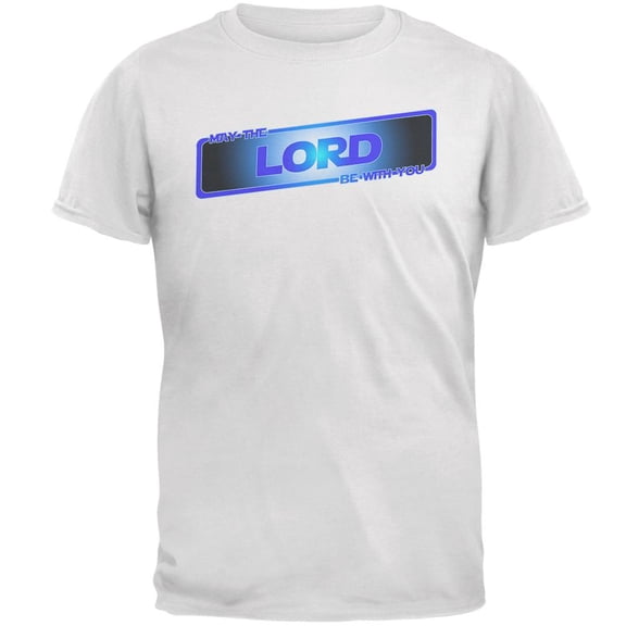 May the Lord be with You Mens T Shirt White 2XL