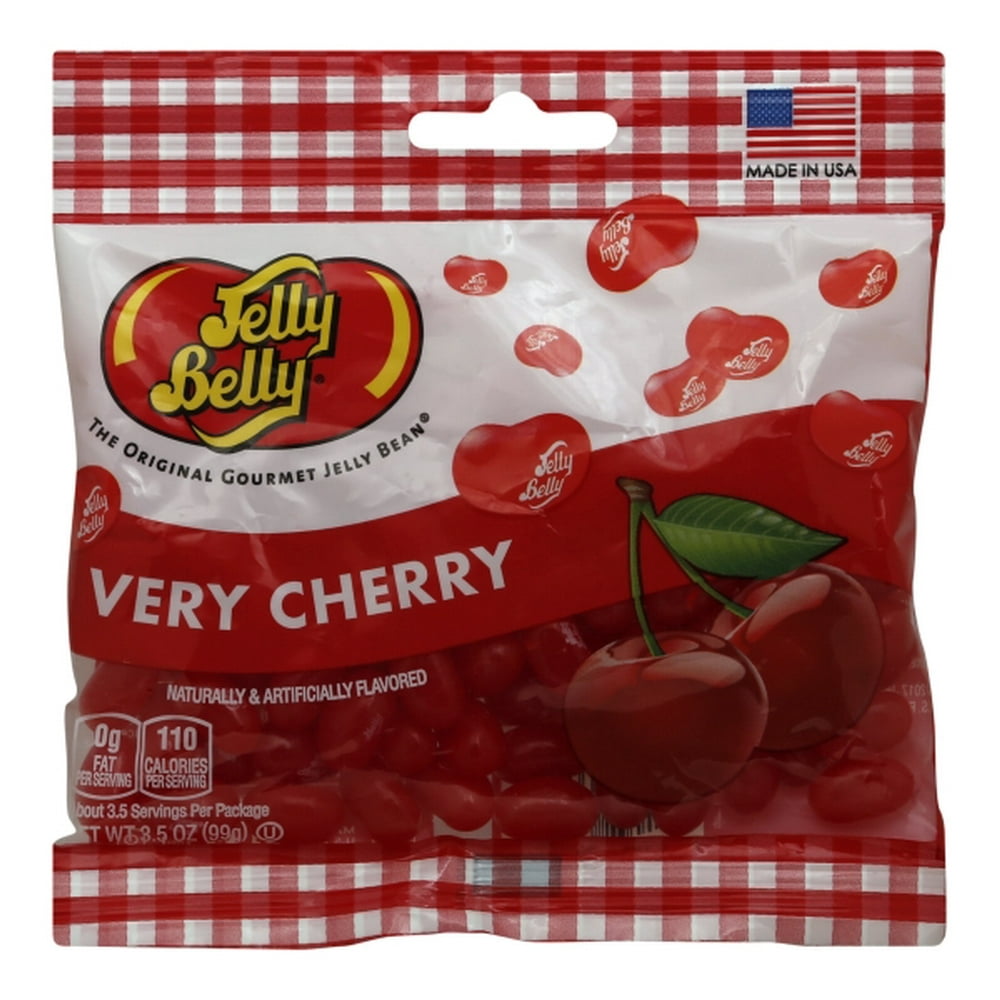 Jelly Belly Jelly Bean, Very Cherry 3.5 oz bag
