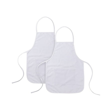 UPC: 0655471049555 | Craft Express 2 Pack White Sublimation Children s Aprons with Pockets