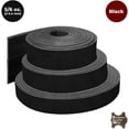 thumbnail image 3 of ELW 5-6 oz 2-2.4mm Black Straps, Belts, Strips 0.5" Wide X 84" Length 1.3cm x 2.13m Full Grain Leather Crazy Horse Belt Medium DIY Craft, Pet Collars, Blanks, Accessory, Jewelry, Wrapping, 3 of 9