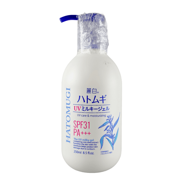 Protector solar Kumano Cosme Reihaku Hatomugi The UV Milky Gel