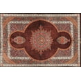 thumbnail image 1 of Ahgly Company Indoor Rectangle Traditional Saffron Red Medallion Area Rugs, 6' x 9', 1 of 6
