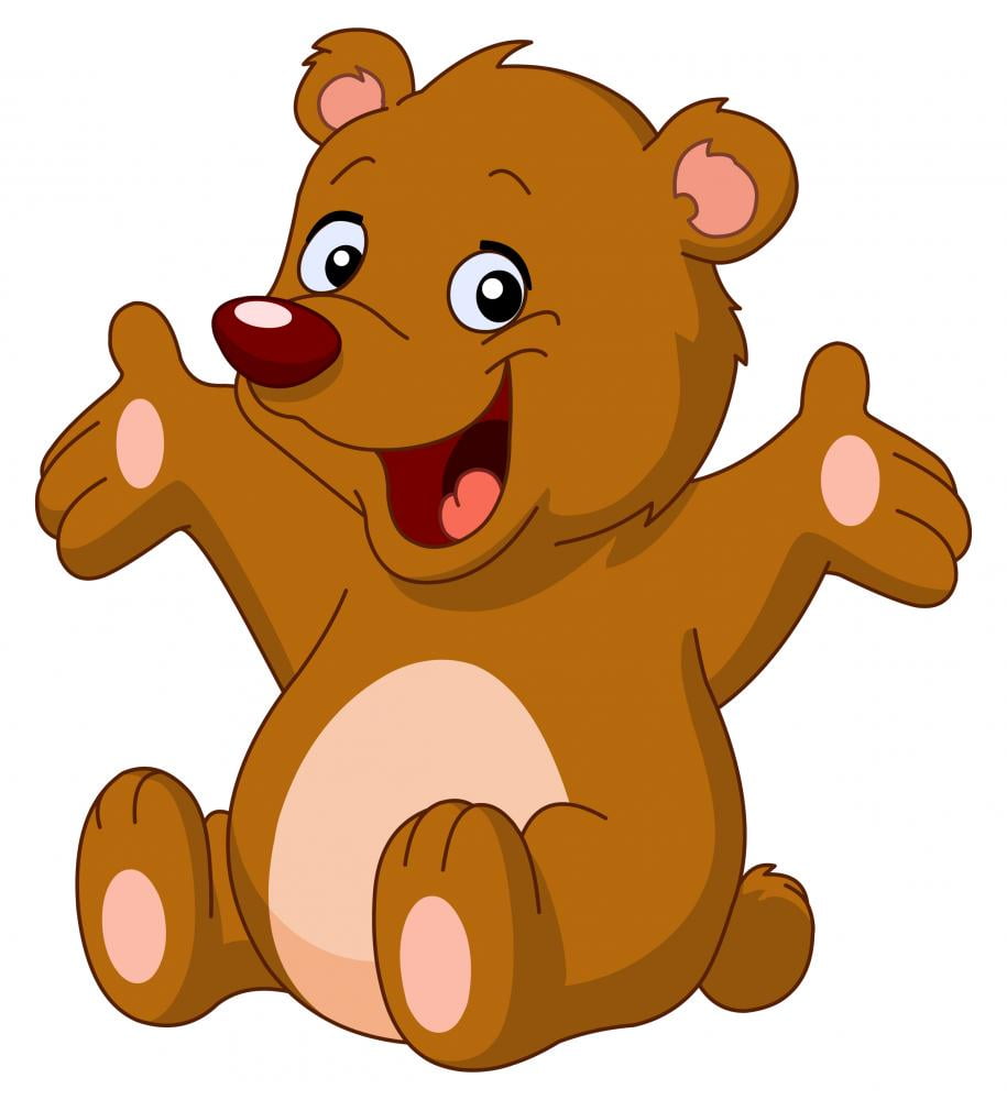 Wallmonkeys FOT-30562746-30 WM394 Happy Teddy Bear Peel and Stick Wall Decals 30 in H x 27 in W Medium-Large Wallmonkeys FOT-30562746-30 WM394 Happy Teddy Bear Peel and Stick Wall Decals 30 in H x 27 in W Medium-Large