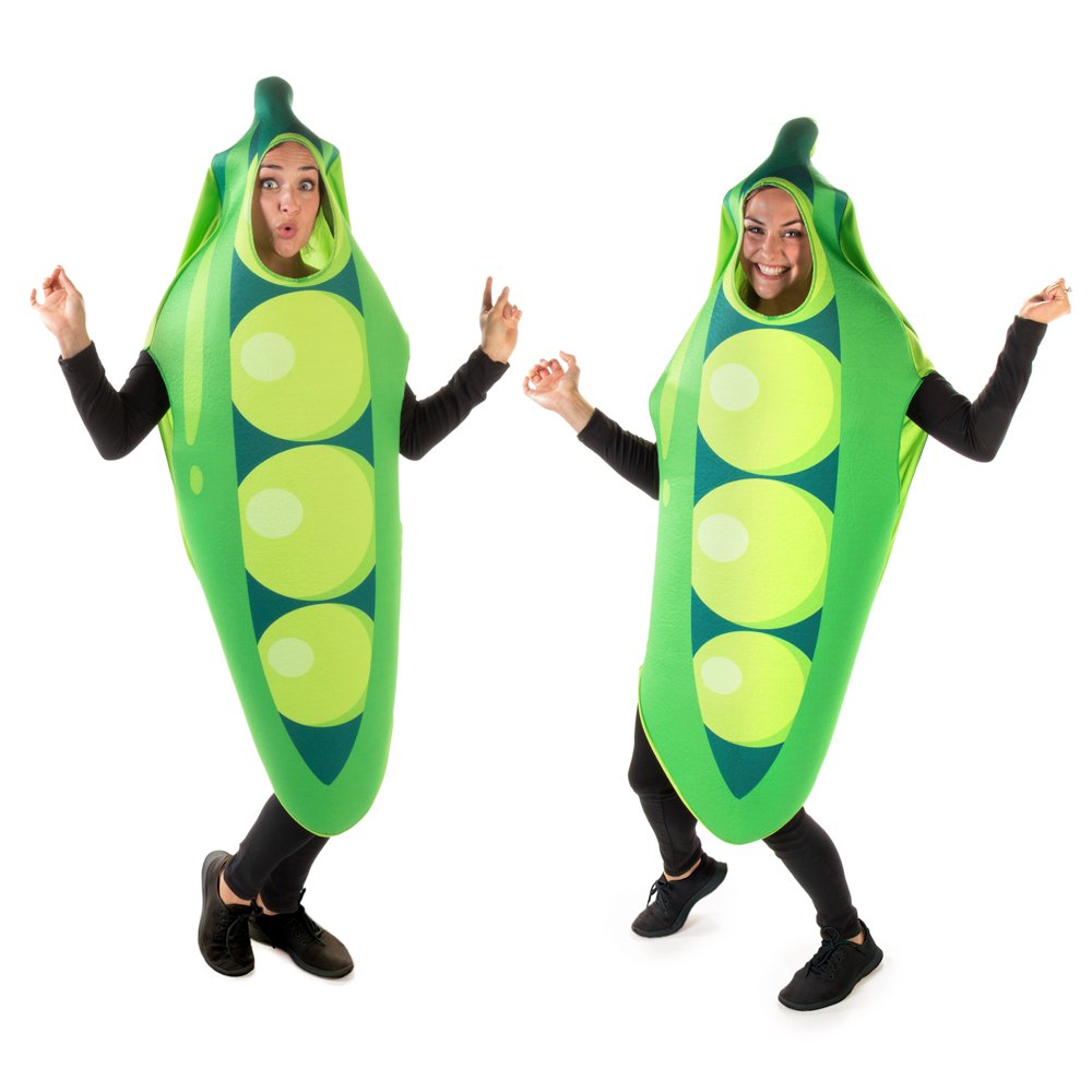 Two Peas in a Pod Halloween Couples' Costume Cute Funny Food Suits