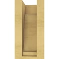thumbnail image 4 of 4"W x 4"D x 8"H Wide Van Buren Rough Cedar Woodgrain TimberThane Corbel, Primed Tan, 4 of 6