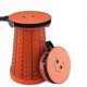 thumbnail image 2 of Taburetes telescópicos portátiles yuxing de plástico para viajes camping color naranja, 2 of 5