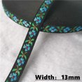 thumbnail image 1 of Cinta Jacquard de flores brillantes con purpurina, 5 yardas, 10-25MM, adornos para el cabello DIY, falda, accesorios para Collar de mascota, 1 of 5