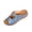 Sky Blue, variant on Womens Sandals Fashion Casual Summer One-Line Hollow Fish Mouth Wedge Shoes