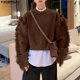 thumbnail image 5 of INCERUN Tops 2023 Estilo coreano Nuevo diseño de jersey para hombre Sudaderas sólidas que combinan con todo Suéteres de manga larga con borlas adornados S-5XL, 5 of 5