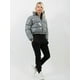 thumbnail image 4 of Chaqueta de algodón de otoño e invierno, chaqueta corta de algodón de mujer de metal brillante europeo y americano, 4 of 6