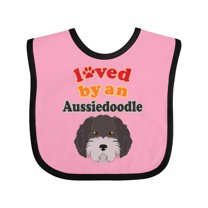 Inktastic Aussiedoodle Dog Boys or Girls Baby Bib