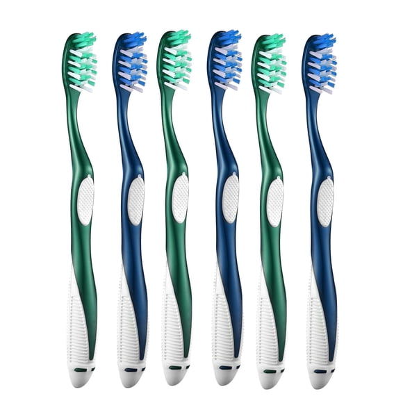 Cepillo de dientes Fremouth Extra Firm para adultos, 6 unidades