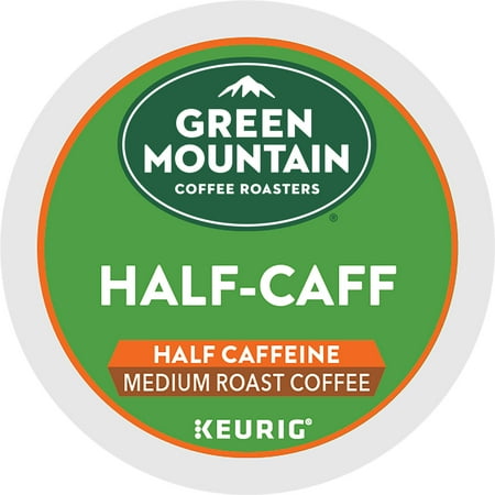 Green Mountain Coffee Half-Caff, Keurig K-Cup Pods, Medium Roast, 96ct (2 Boxes of 48 K-Cups) (2 pack)