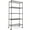 Silver, variant on Heavy Duty 5-Shelf Shelving Unit,1250 lb. Total Capacity,29" D x 14"W x 61" H,Black