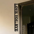 thumbnail image 4 of RuiJiao Love You Bye Sign, Metal Love You Bye Sign Above Door for Hallway Decor, Love You Bye Door Topper for Gift, 4 of 6