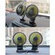 thumbnail image 3 of Ventilador de refrigeración Universal para salpicadero, hogar, exteriores, ventiladores de escritorio para vehículos, bajo ruido, giratorio de 360 ​​°, DualFan, coche, SUV, RV, camión, 3 of 5